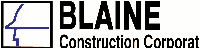 Blaine Construction Corporation logo